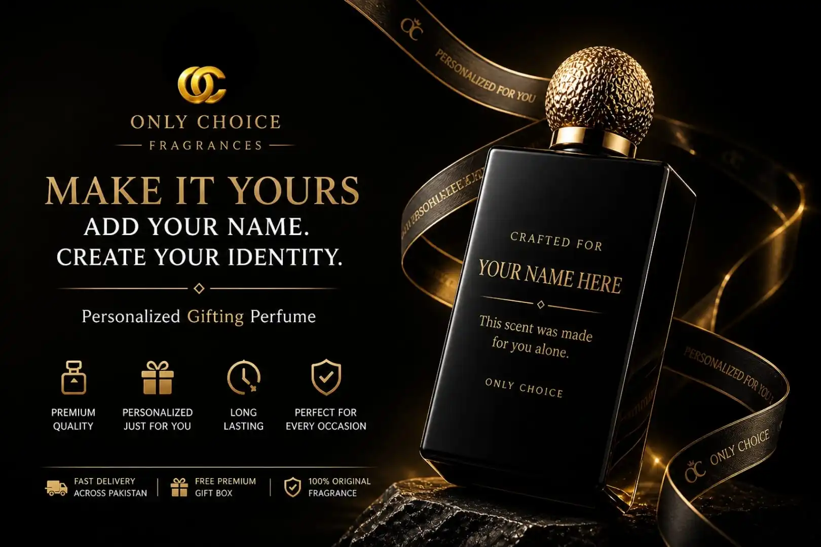 Personalized Fragrance Banner